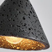 Ritta Lámpara Colgante de Travertino en Forma de Cúpula — imagen 28 | Aura Lighting