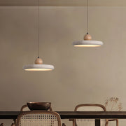 Ritta Lámpara Colgante de Travertino y Madera — imagen 3 | Aura Lighting