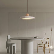 Ritta Lámpara Colgante de Travertino y Madera — imagen 5 | Aura Lighting