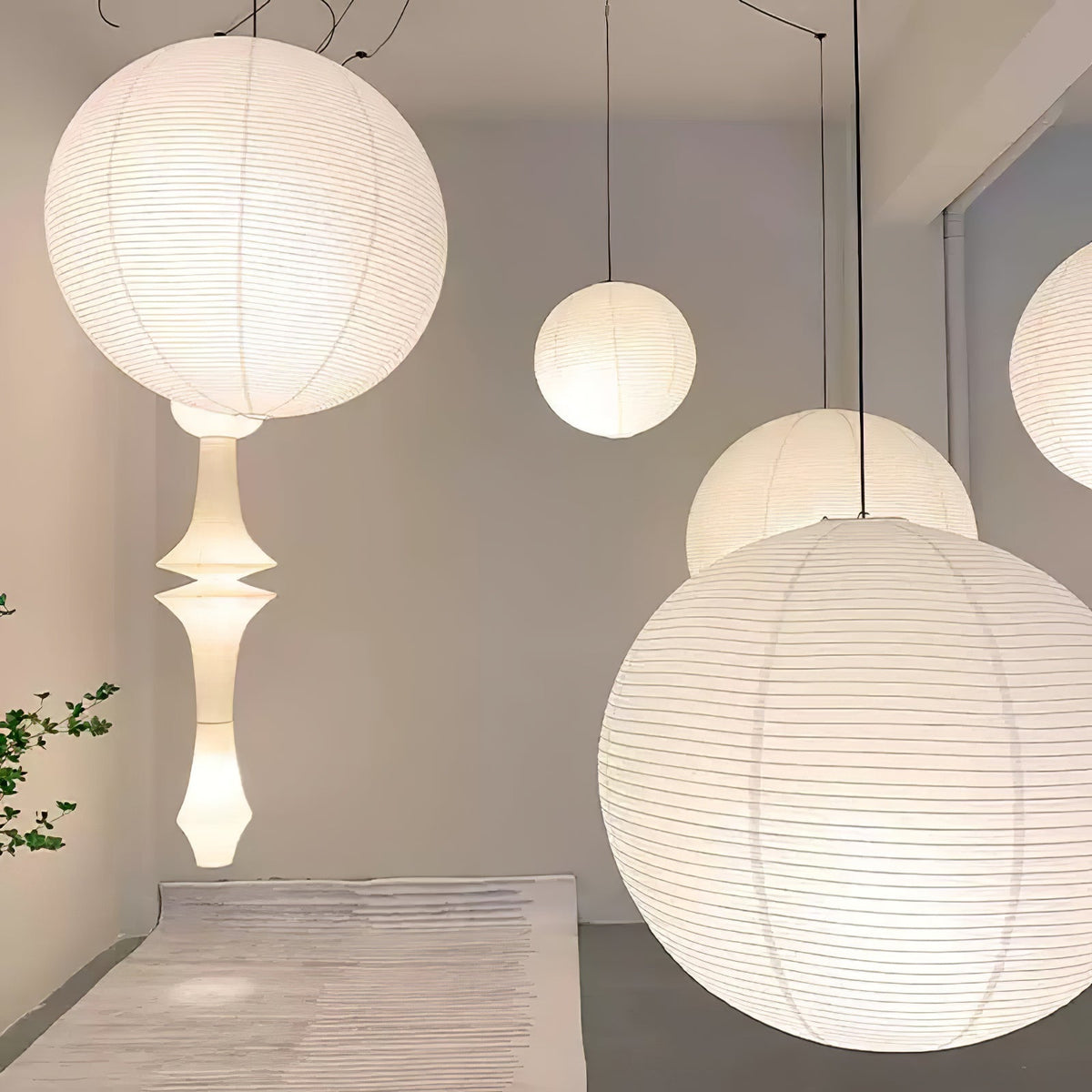 Ritta Lámpara Colgante Swag de Papel — imagen 28 | Aura Lighting