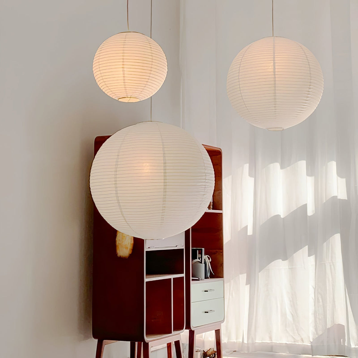 Ritta Lámpara Colgante Swag de Papel — imagen 30 | Aura Lighting