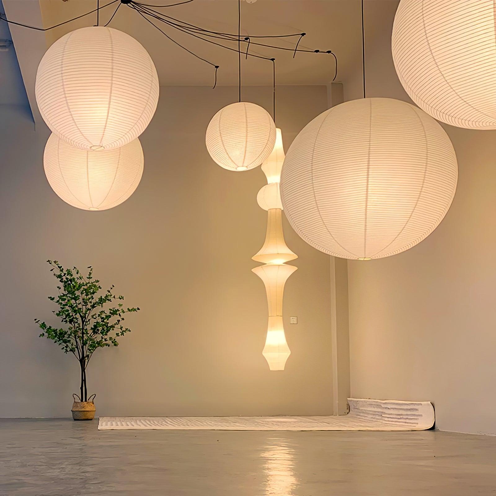 Ritta Lámpara Colgante Swag de Papel — imagen 9 | Aura Lighting