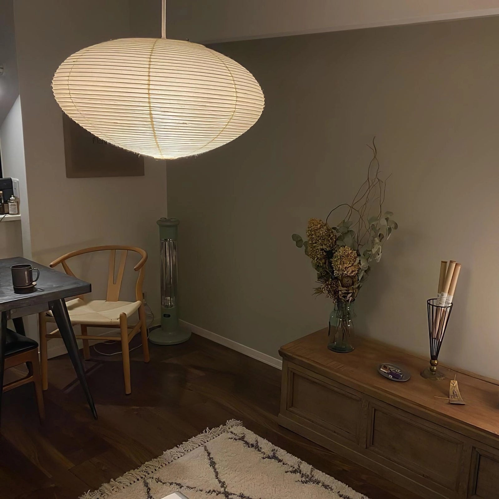 Ritta Lámpara Colgante Tipo Swag de Papel Washi — imagen 14 | Aura Lighting