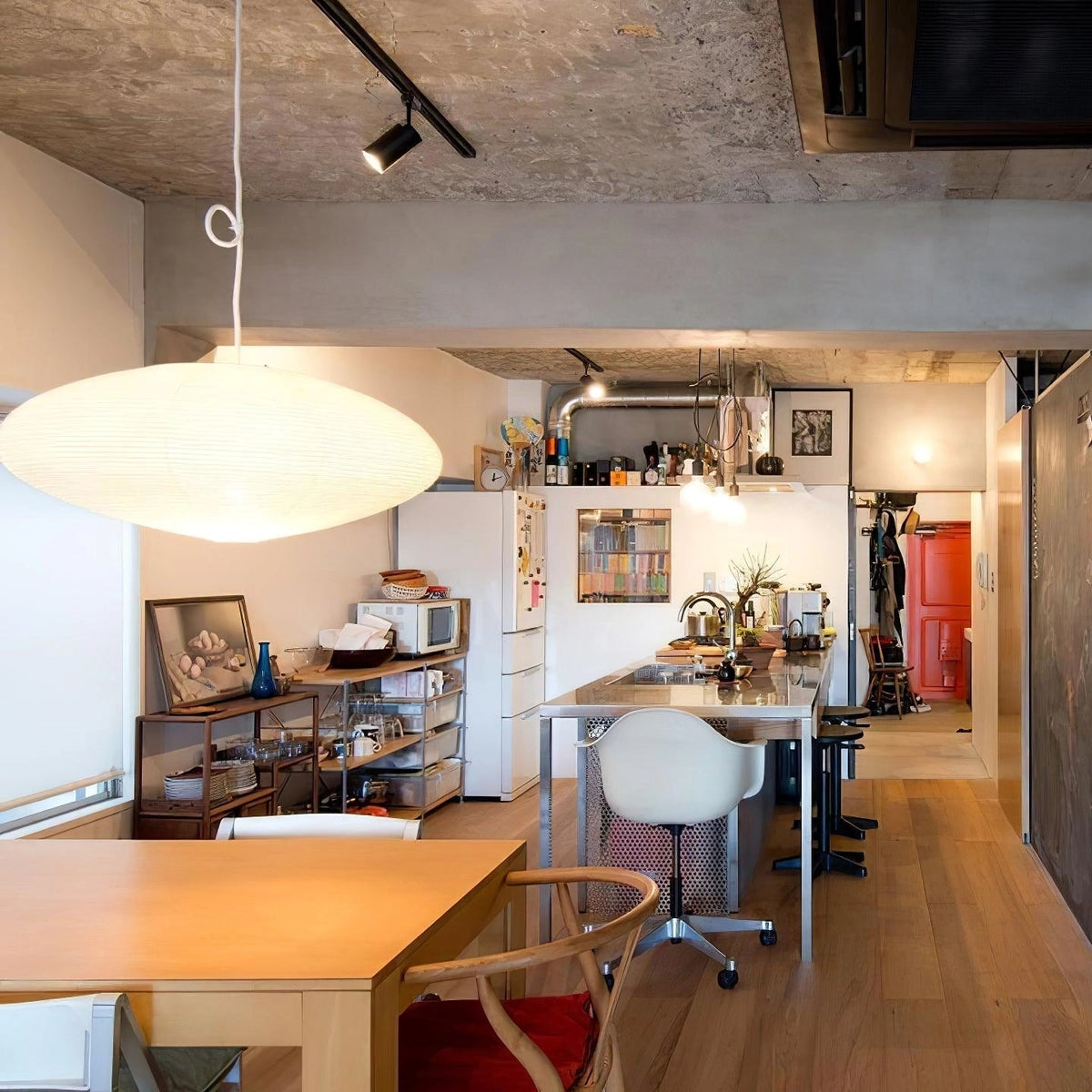 Ritta Lámpara Colgante Tipo Swag de Papel Washi — imagen 28 | Aura Lighting