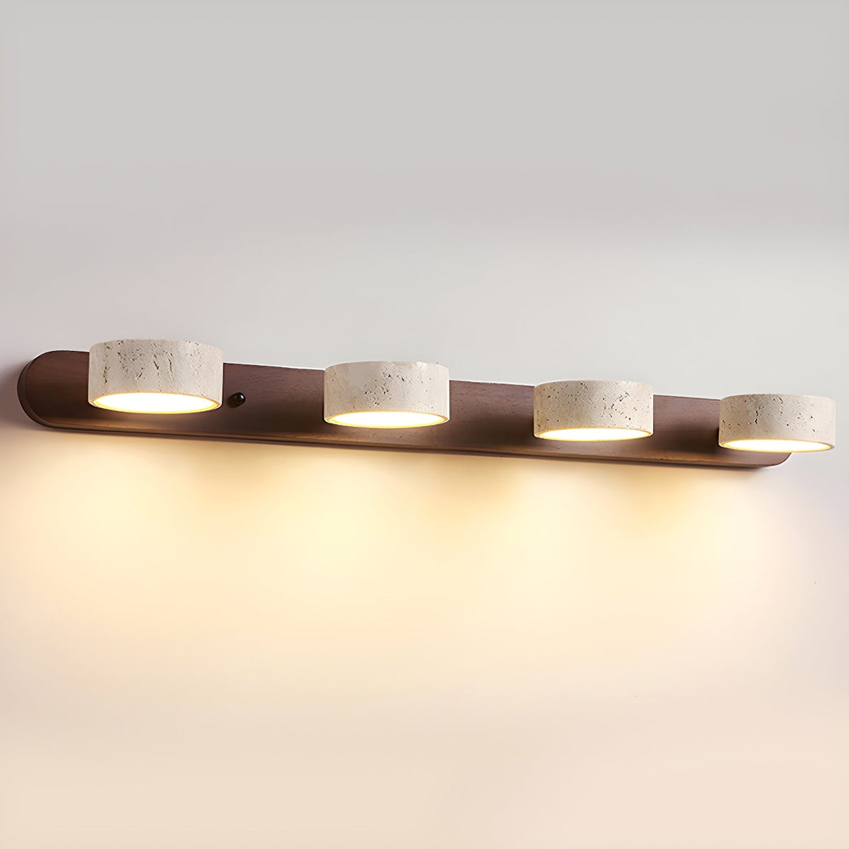 Ritta Lámpara de Pared Interior de Travertino Neutra — imagen 26 | Aura Lighting