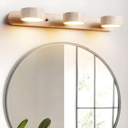 Ritta Lámpara de Pared Interior de Travertino Neutra — imagen 3 | Aura Lighting