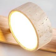 Ritta Lámpara de Pared Interior de Travertino Neutra — imagen 6 | Aura Lighting