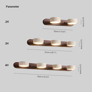 Ritta Lámpara de Pared Interior de Travertino Neutra — imagen 8 | Aura Lighting