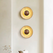 Ritta Lámpara de Pared Sun de Travertino — imagen 6 | Aura Lighting