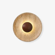 Ritta Lámpara de Pared Sun de Travertino — imagen 8 | Aura Lighting