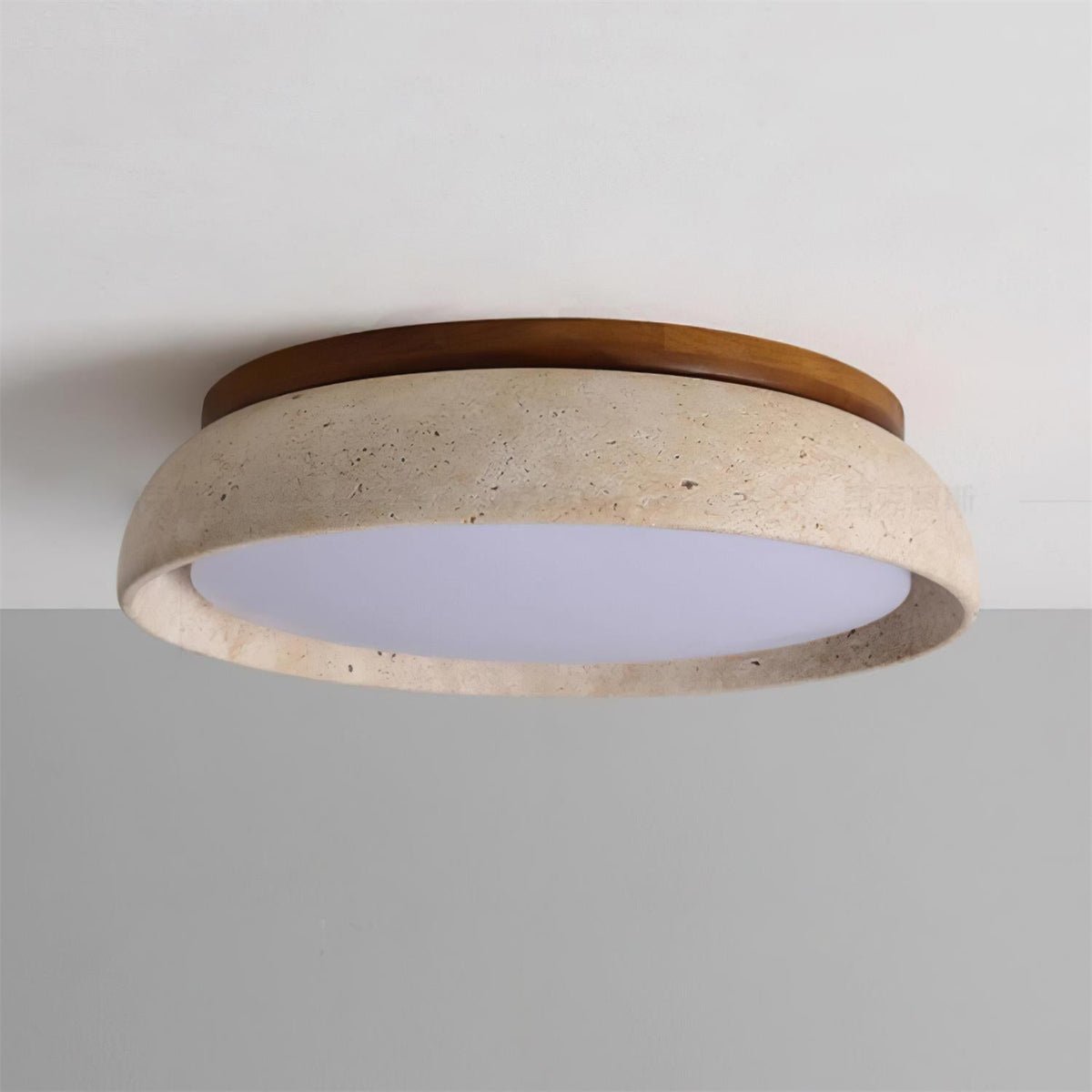 Ritta Lámpara de Techo de Piedra Travertino — imagen 11 | Aura Lighting