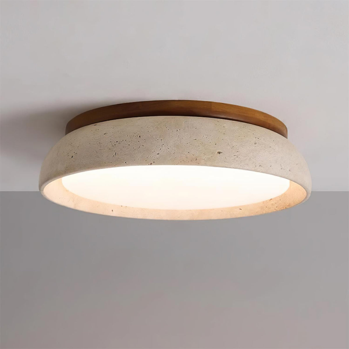 Ritta Lámpara de Techo de Piedra Travertino — imagen 12 | Aura Lighting