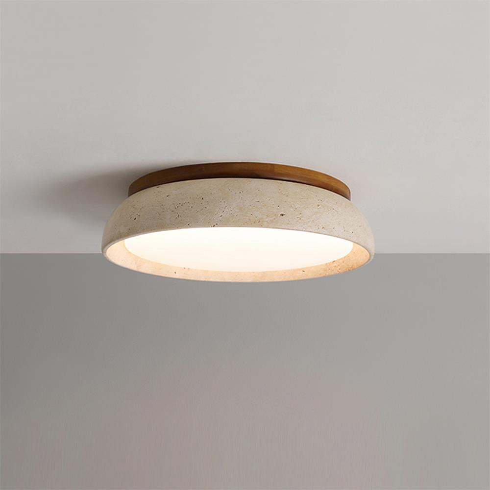 Ritta Lámpara de Techo de Piedra Travertino — imagen 15 | Aura Lighting