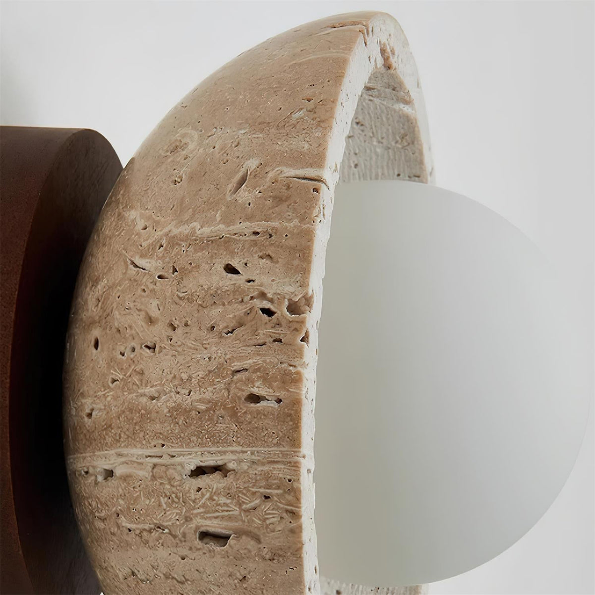 Ritta Lámpara de Techo Minimalista de Travertino — imagen 13 | Aura Lighting