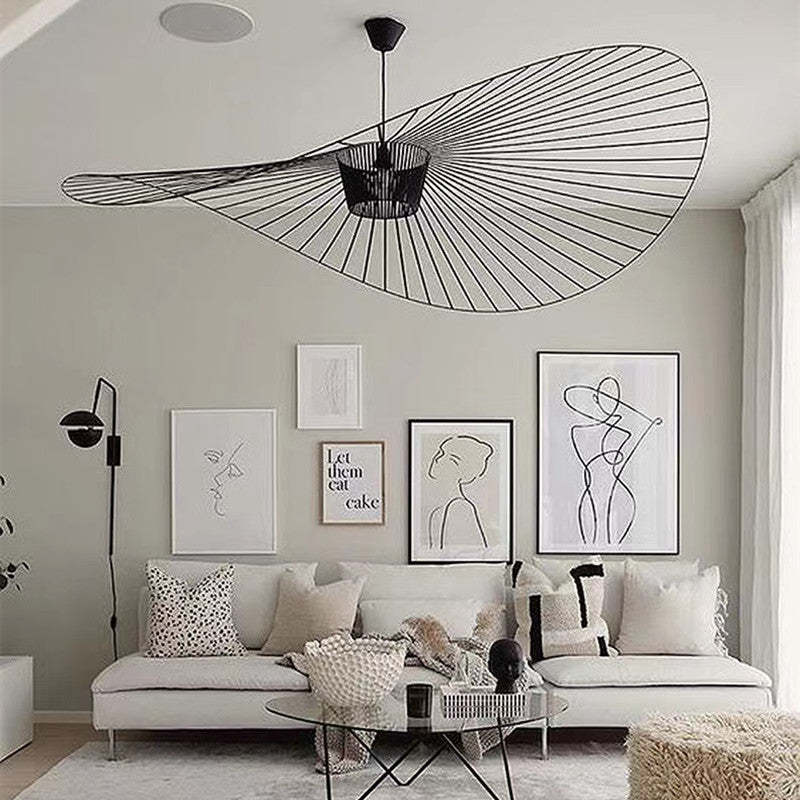 Ritta Moderna Sombrero Acrílico Lámpara Colgante — imagen 16 | Aura Lighting