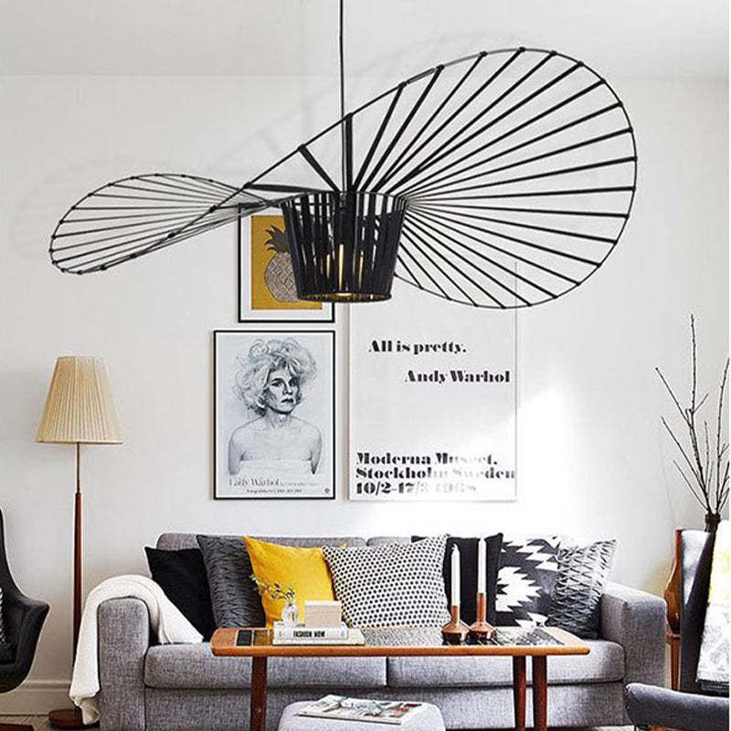 Ritta Moderna Sombrero Acrílico Lámpara Colgante — imagen 18 | Aura Lighting
