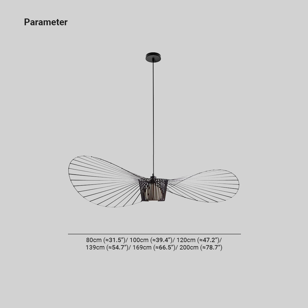 Ritta Moderna Sombrero Acrílico Lámpara Colgante — imagen 4 | Aura Lighting