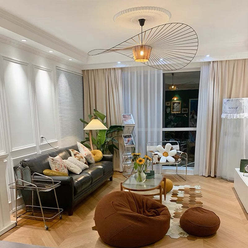 Ritta Moderna Sombrero Acrílico Lámpara Colgante — imagen 8 | Aura Lighting