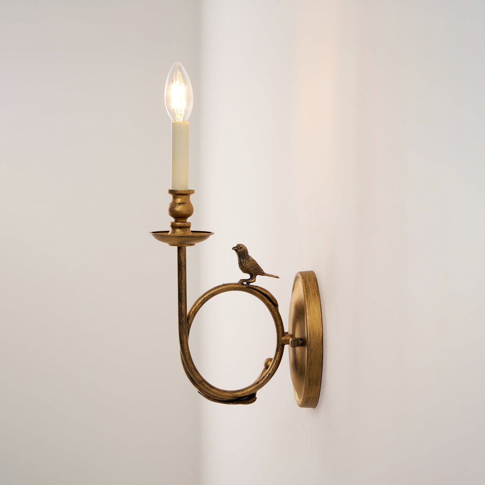 Silva Aplique de Pared Interior Vintage con Forma de Pájaro — imagen 11 | Aura Lighting