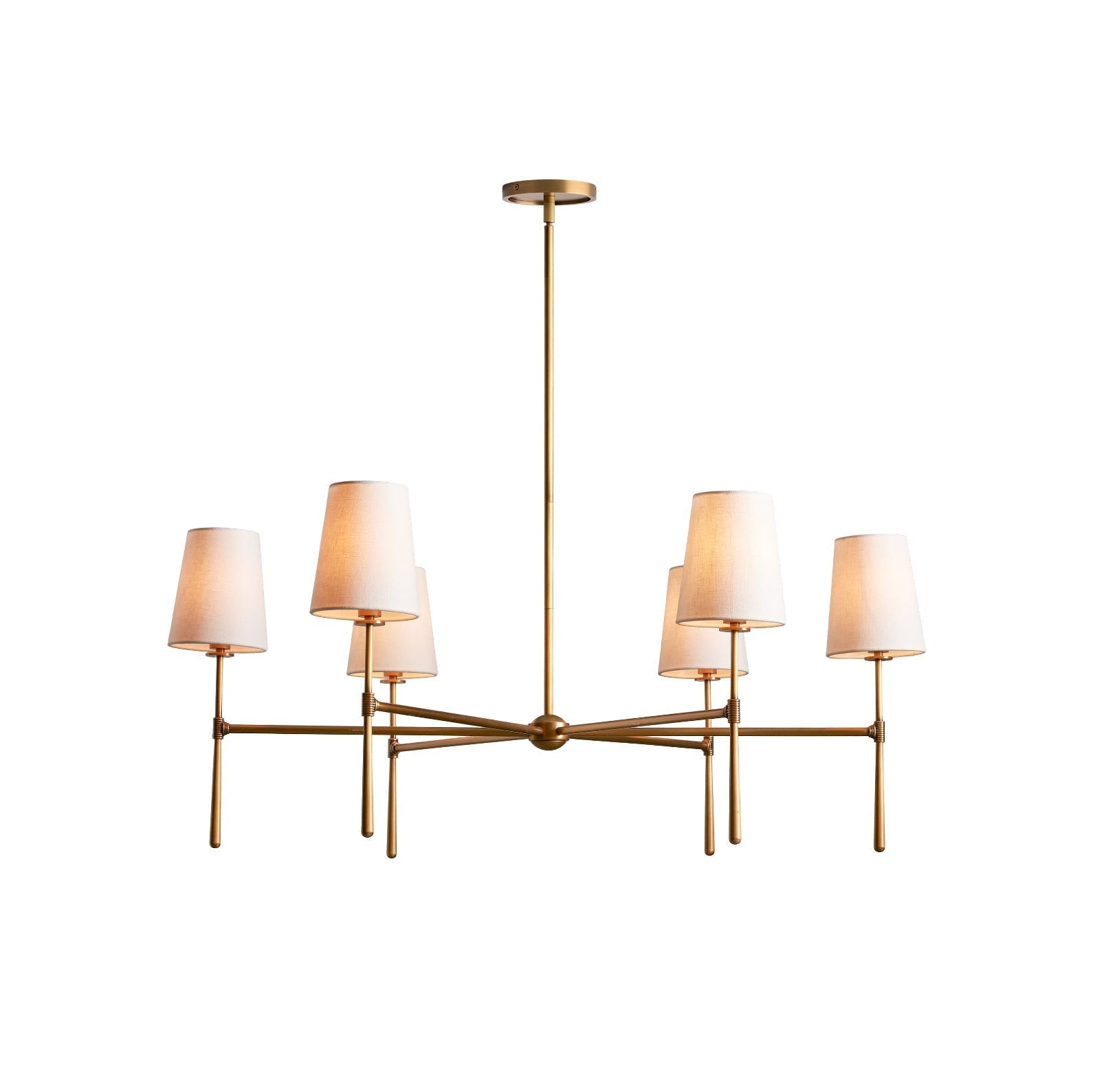 Silva Lámpara de Araña de 4/6 Cabezas Estilo Mid-Century — imagen 2 | Aura Lighting