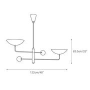 Silva Lámpara de Araña Industrial Escultórica — imagen 3 | Aura Lighting