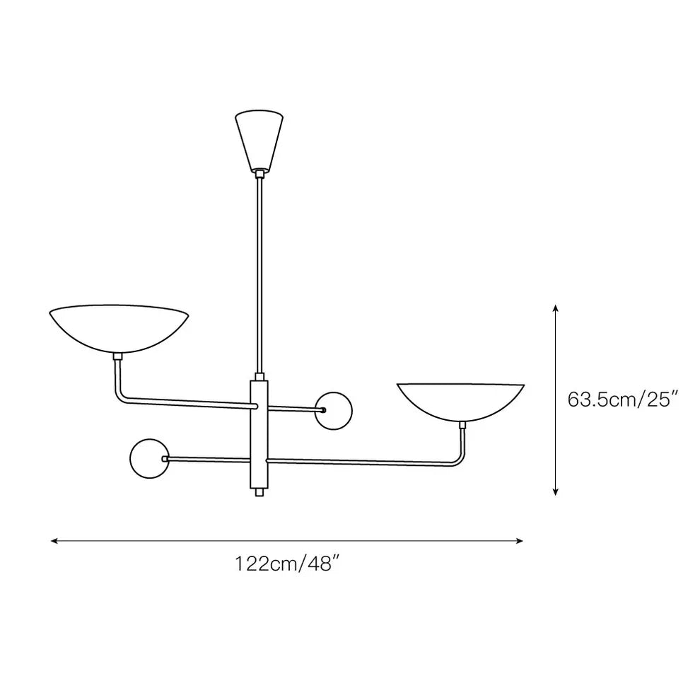 Silva Lámpara de Araña Industrial Escultórica — imagen 3 | Aura Lighting