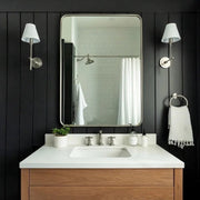 Silva Lámpara de Pared con Pantalla Cónica Blanca de Latón — imagen 15 | Aura Lighting