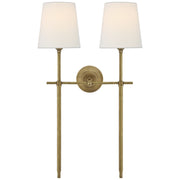 Silva Lámpara de Pared con Pantalla Cónica Blanca de Latón — imagen 26 | Aura Lighting