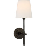 Silva Lámpara de Pared con Pantalla Cónica Blanca de Latón — imagen 30 | Aura Lighting