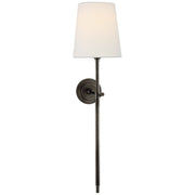 Silva Lámpara de Pared con Pantalla Cónica Blanca de Latón — imagen 42 | Aura Lighting