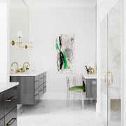 Silva Lámpara de Pared con Pantalla Cónica Blanca de Latón — imagen 5 | Aura Lighting