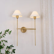 Silva Lámpara de Pared con Pantalla Cónica Blanca de Tela — imagen 17 | Aura Lighting