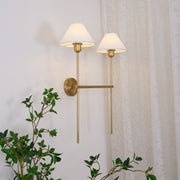 Silva Lámpara de Pared con Pantalla Cónica Blanca de Tela — imagen 21 | Aura Lighting