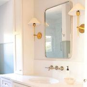 Silva Lámpara de Pared con Pantalla Cónica Blanca de Tela — imagen 25 | Aura Lighting