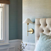 Silva Lámpara de Pared con Pantalla Cónica Blanca de Tela — imagen 26 | Aura Lighting