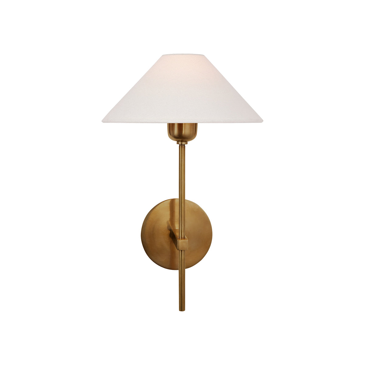 Silva Lámpara de Pared con Pantalla Cónica Blanca de Tela — imagen 31 | Aura Lighting