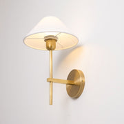 Silva Lámpara de Pared con Pantalla Cónica Blanca de Tela — imagen 38 | Aura Lighting
