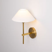 Silva Lámpara de Pared con Pantalla Cónica Blanca de Tela — imagen 41 | Aura Lighting