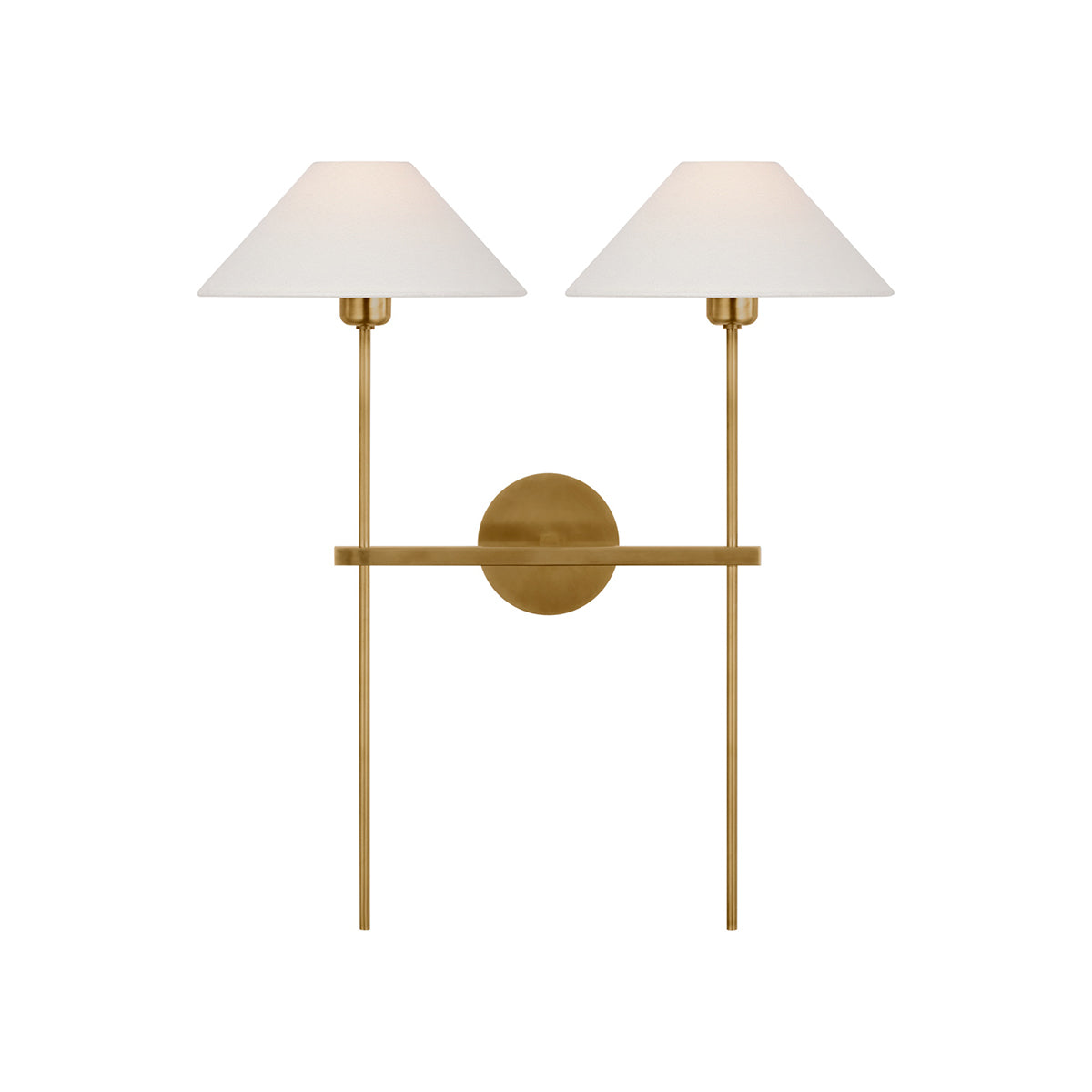 Silva Lámpara de Pared con Pantalla Cónica Blanca de Tela — imagen 42 | Aura Lighting