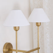 Silva Lámpara de Pared con Pantalla Cónica Blanca de Tela — imagen 44 | Aura Lighting