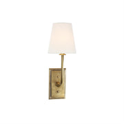 Silva Lámpara de Pared con Pantalla Cónica de Tela — imagen 1 | Aura Lighting