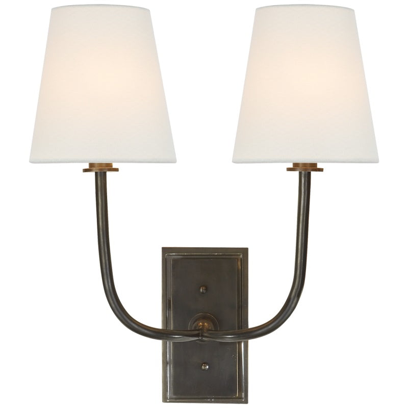 Silva Lámpara de Pared con Pantalla Cónica de Tela — imagen 27 | Aura Lighting