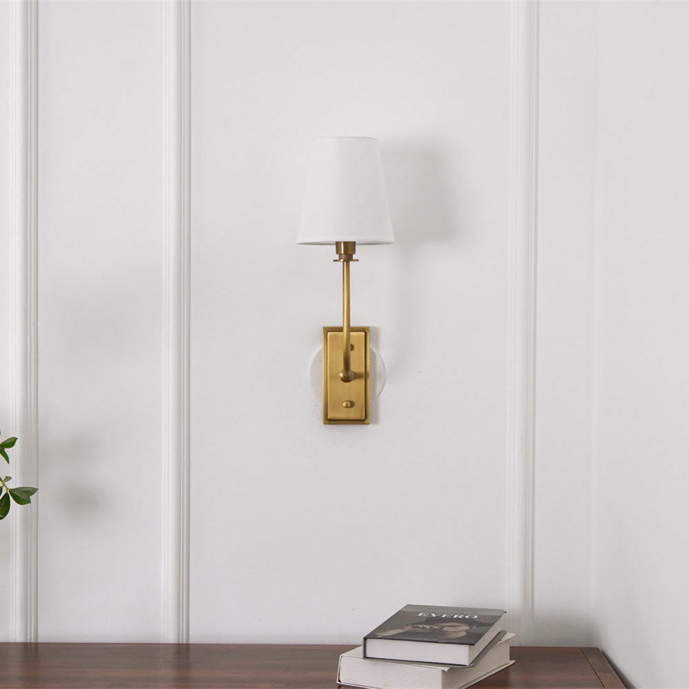 Silva Lámpara de Pared con Pantalla Cónica de Tela — imagen 7 | Aura Lighting