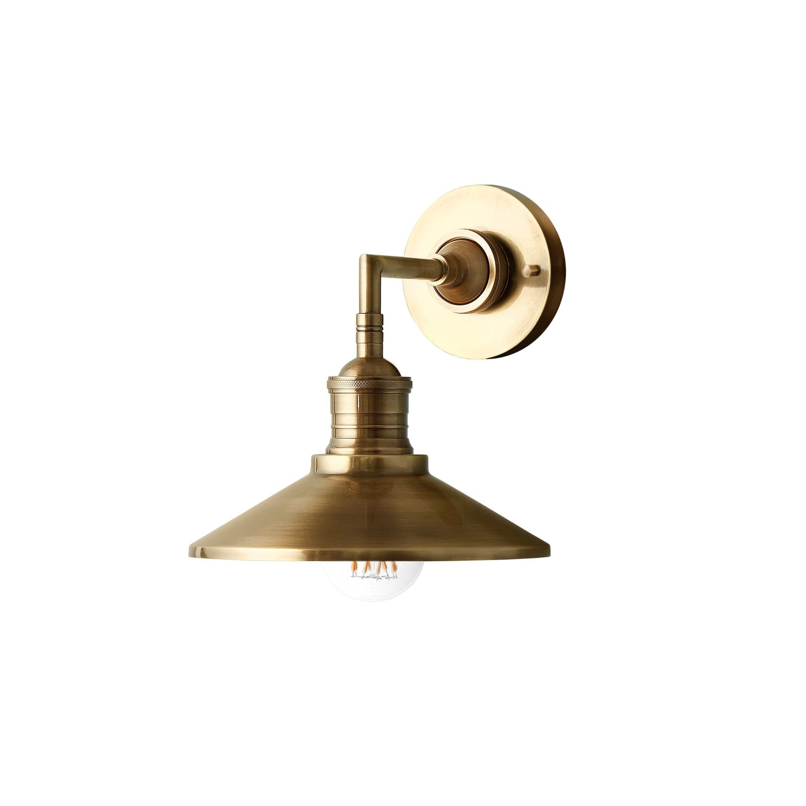Silva Lámpara de Pared Interior de Latón — imagen 1 | Aura Lighting