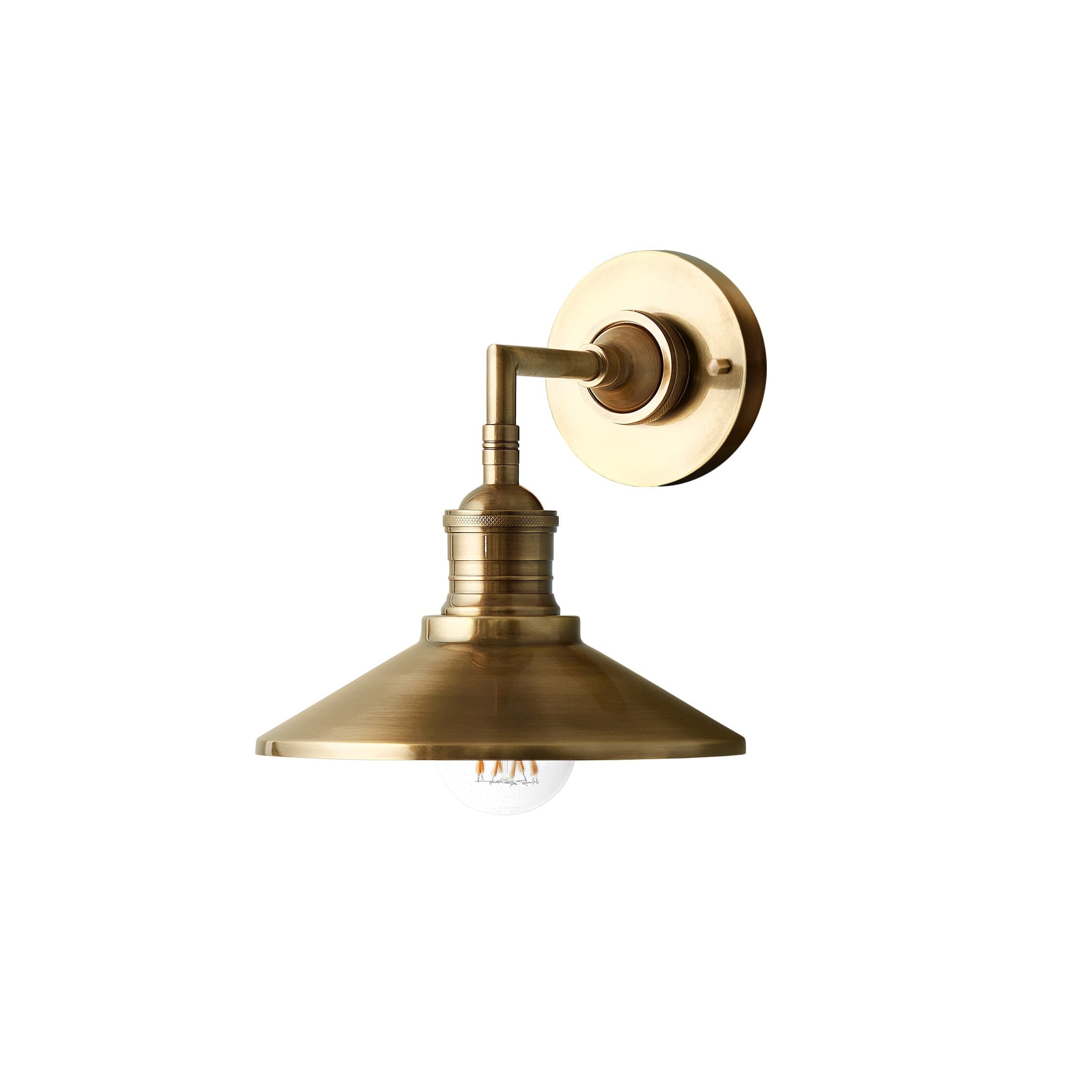Silva Lámpara de Pared Interior de Latón — imagen 1 | Aura Lighting