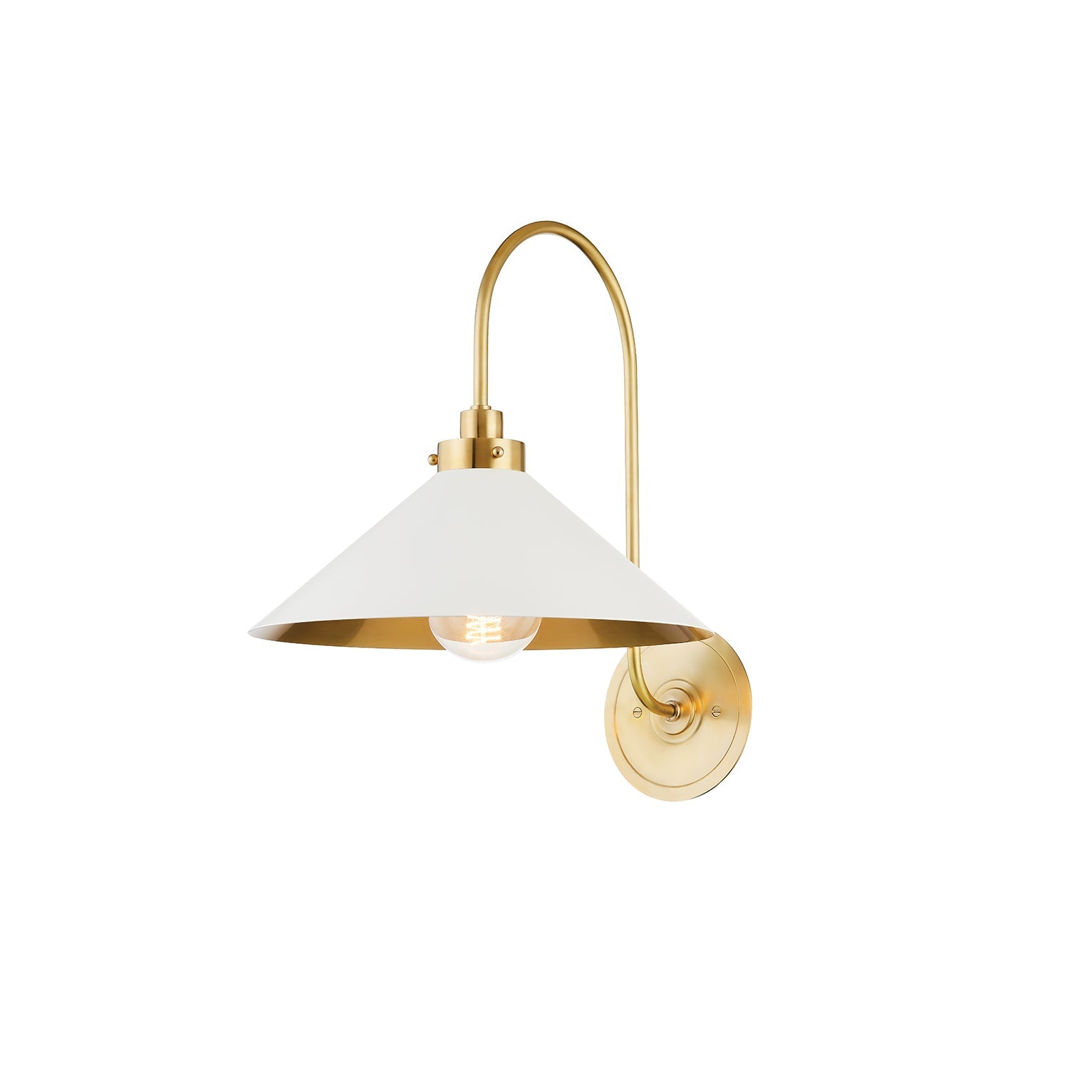 Silva Lámpara de Pared Interior Vintage de Latón — imagen 2 | Aura Lighting