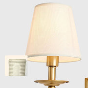 Silva Lámpara de Pared Vintage Con Dos Pantallas de Tela — imagen 4 | Aura Lighting