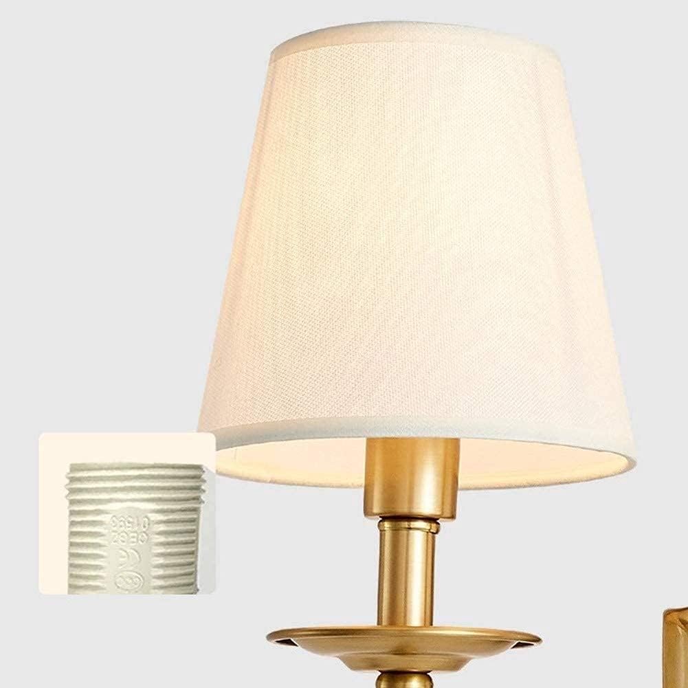 Silva Lámpara de Pared Vintage Con Dos Pantallas de Tela — imagen 4 | Aura Lighting