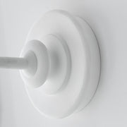 Silva Lámpara de Pared Vintage de Tela con Brazo de Negro/Blanco/Látón — imagen 17 | Aura Lighting