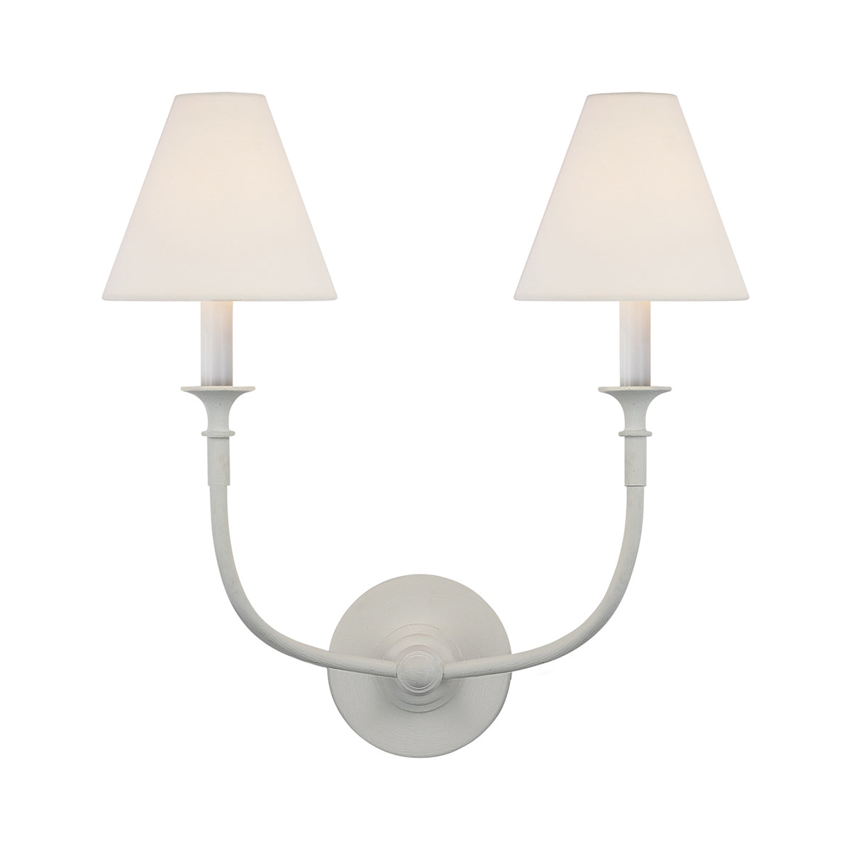 Silva Lámpara de Pared Vintage de Tela con Brazo de Negro/Blanco/Látón — imagen 26 | Aura Lighting